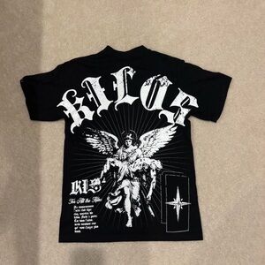 Kilos Los Angeles Gymwear and Activewear Black Graphic Streetwear T-Shirt